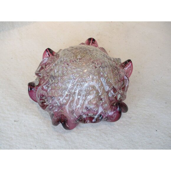 Bowl Vintage Art Blown Glass bowl Murano Italy Wedding gift Anniversary Birthday - Picture 4 of 6